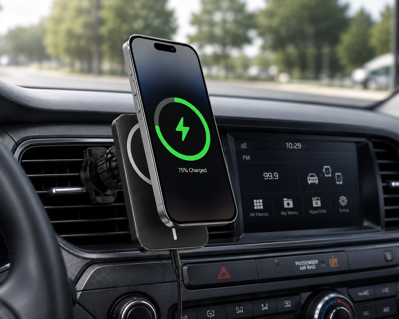 Magnetic Wireless Car Charger
